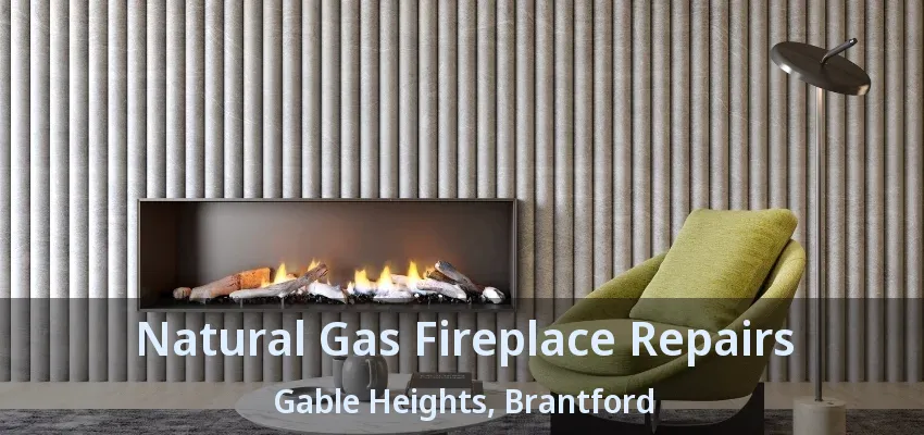 Natural Gas Fireplace Repairs Gable Heights, Brantford - ON