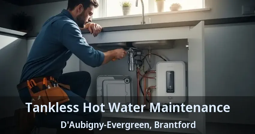 Tankless Hot Water Maintenance D'Aubigny-Evergreen, Brantford - ON